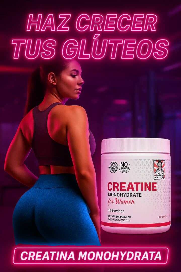 Creatina para Glúteos Más Grandes y Firmes